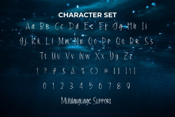 Oceanofredie Font PNG with transparent background - Preview 4
