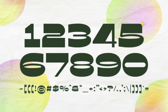 Quarkle Font PNG with transparent background - Preview 3