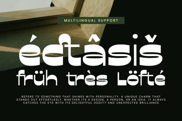Quarkle Font PNG with transparent background - Preview 4