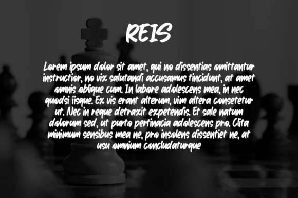 Reis Font PNG with transparent background - Preview 2