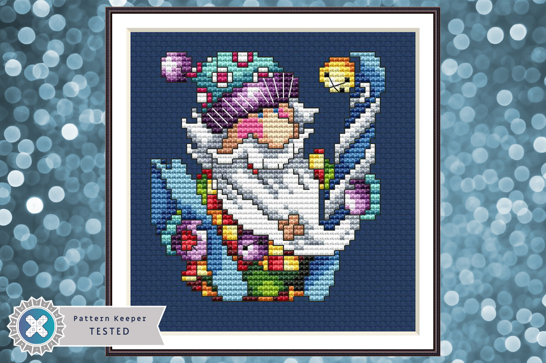 Santa Claus Cross Stitch Pattern PDF