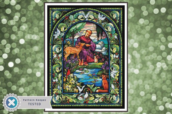 St. Francis Cross Stitch Pattern PDF