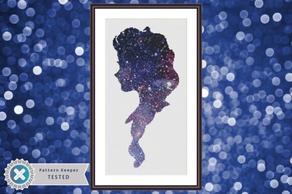 Universe Portrait Cross Stitch Pattern