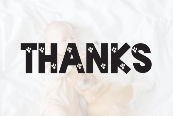 Baby Puppy Font PNG with transparent background - Preview 6