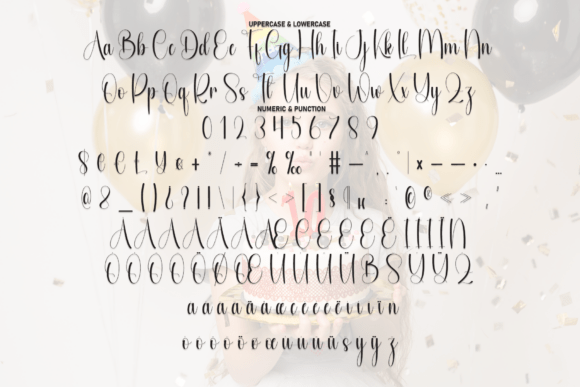 Birthday Font - Preview 6