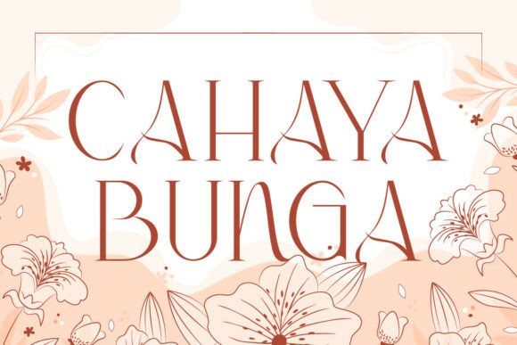 Cahaya Bunga Font - Preview 1