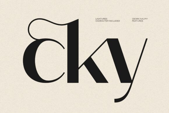 Ceora Naumy Font - Preview 2