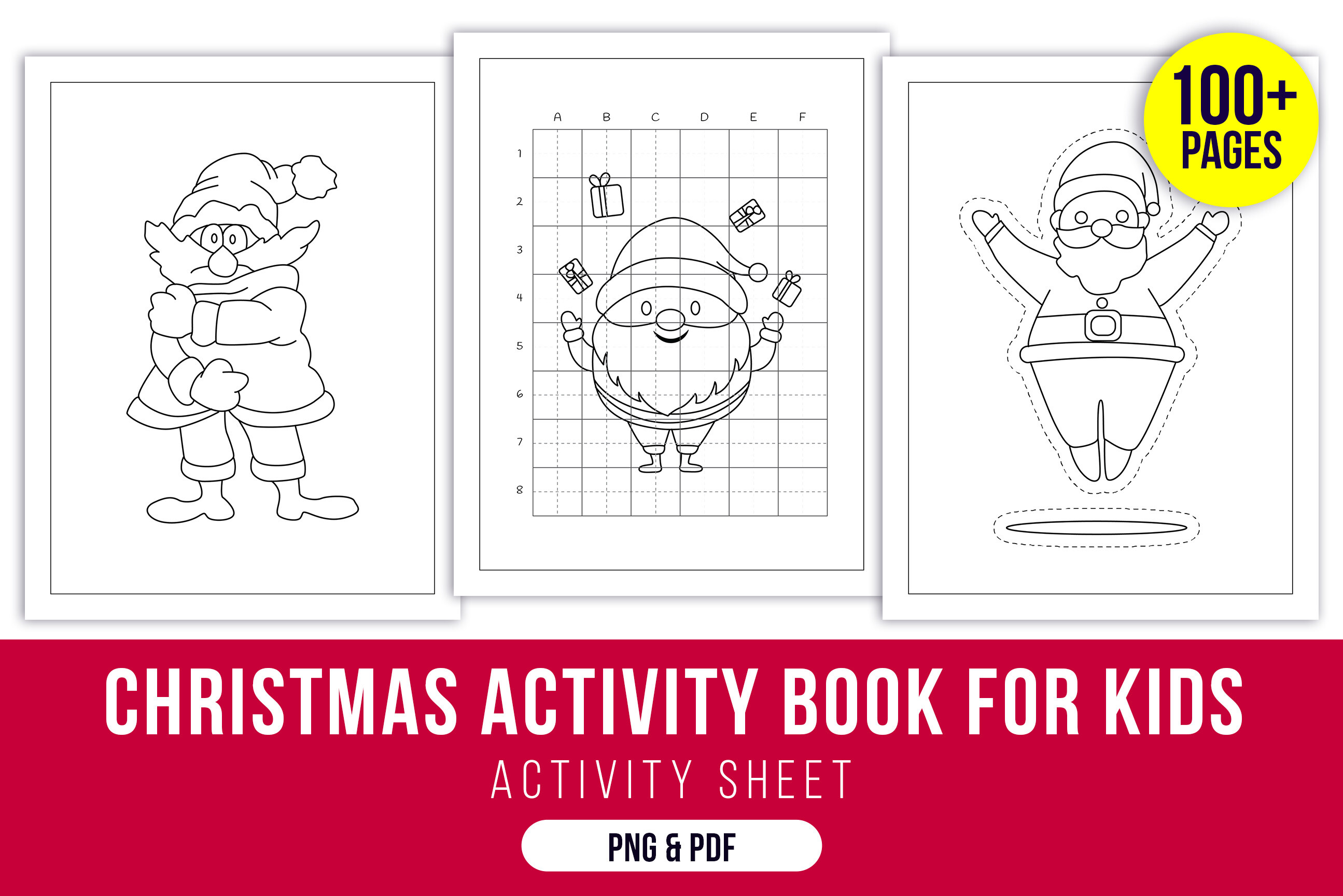 Christmas Activity Book for Kids