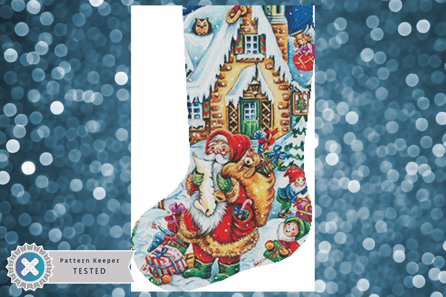 Christmas Stocking Cross Stitch Pattern