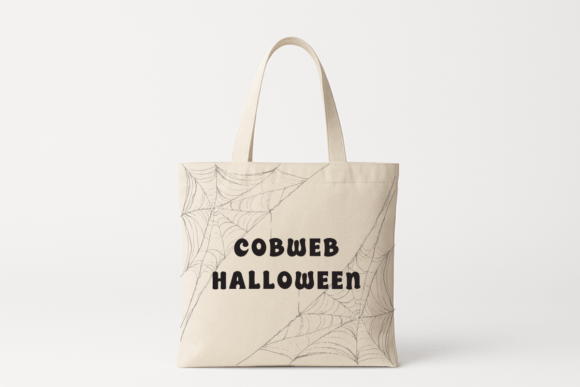 Cobweb Halloween Font - Preview 1