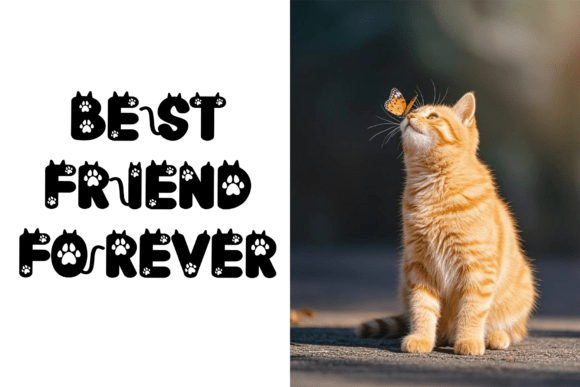 Cute Cat Font - Preview 2
