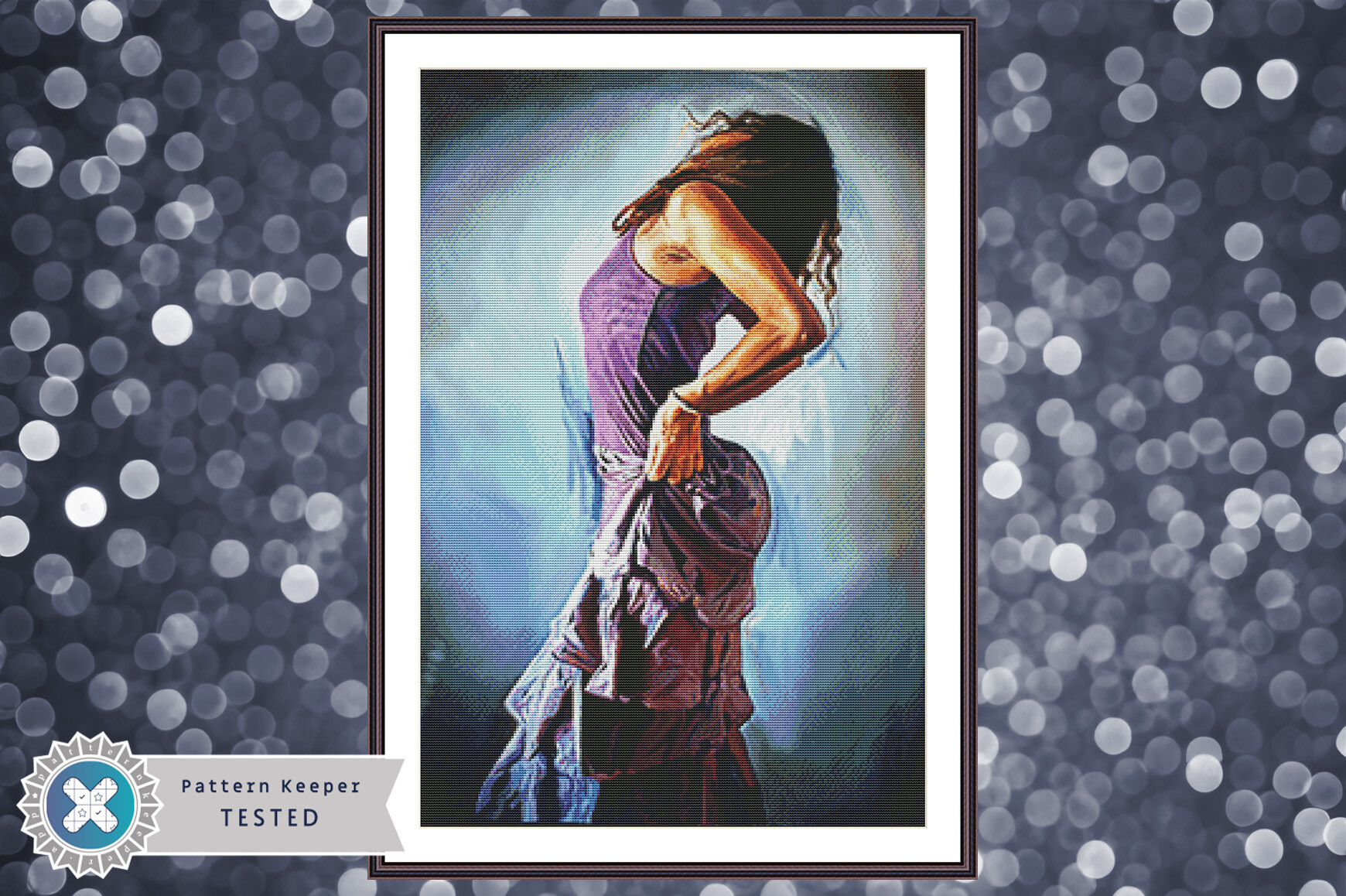 Dancer Cross Stitch Pattern PDF