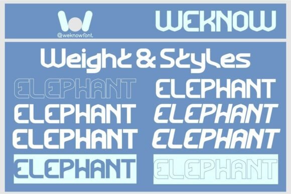 Elephant Font - Preview 6