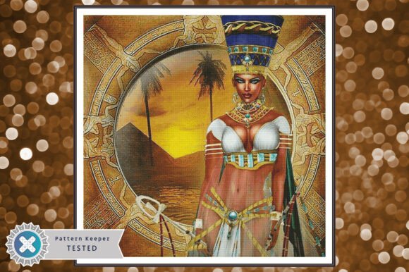 Egyptian Cross Stitch Pattern PDF