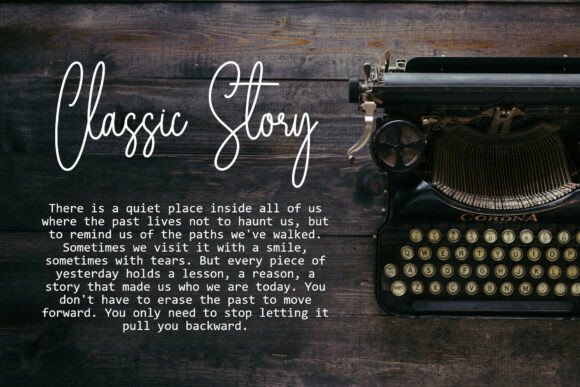 Elegant Classic Signature Font - Preview 3