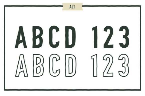 Faffay Font PNG with transparent background - Preview 1