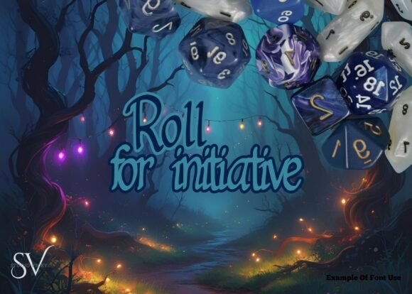 Fantasy Adventure Font PNG with transparent background - Preview 1