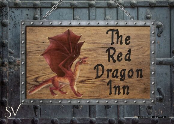 Fantasy Adventure Font PNG with transparent background - Preview 2