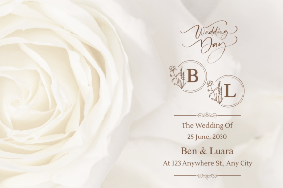 Floral Accent Monogram Font - Preview 1