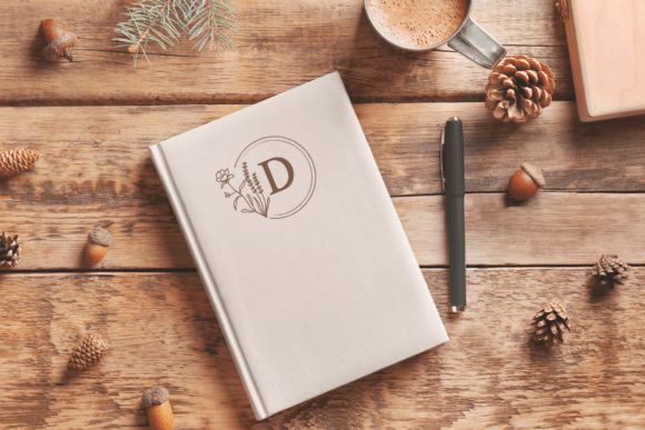 Floral Accent Monogram Font - Preview 2