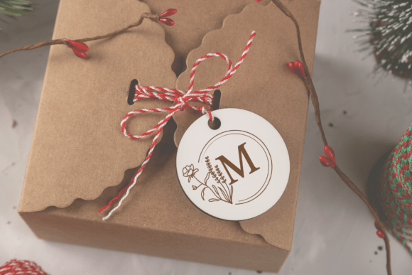Floral Accent Monogram Font - Preview 5