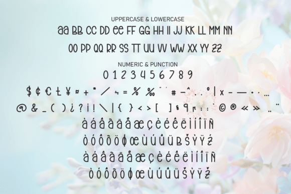 Flower Wonderful Font - Preview 6