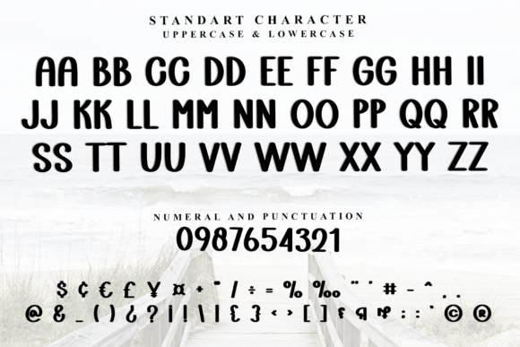 Garden Familly Font PNG with transparent background - Preview 5