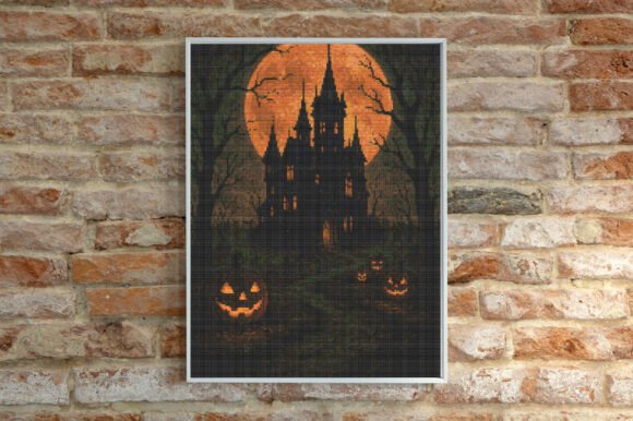 Halloween Moonlit Manor of Shadows