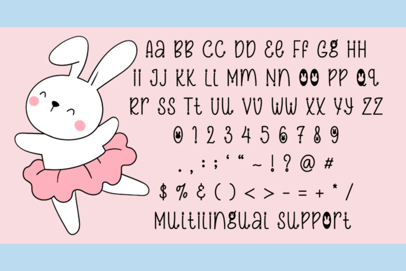 Hoppytale Font PNG with transparent background - Preview 3