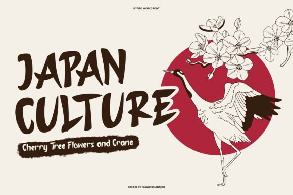 Kyoto World Font PNG with transparent background - Preview 1