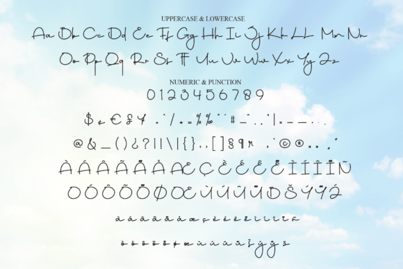 Lightsunday Font PNG with transparent background - Preview 6