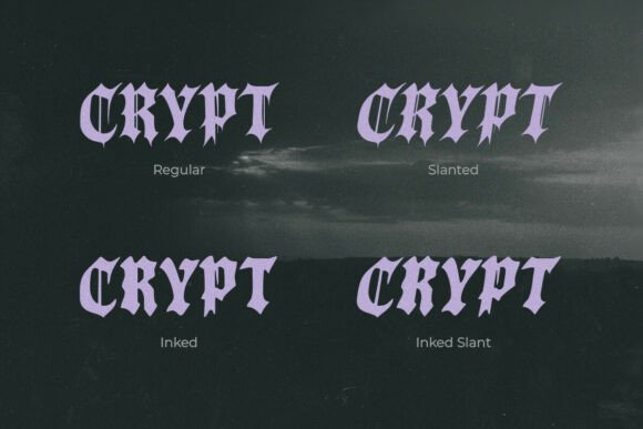 Nocturne Black Font PNG with transparent background - Preview 2