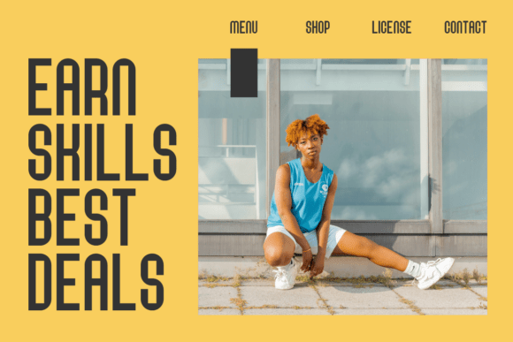 Noena Font PNG with transparent background - Preview 5