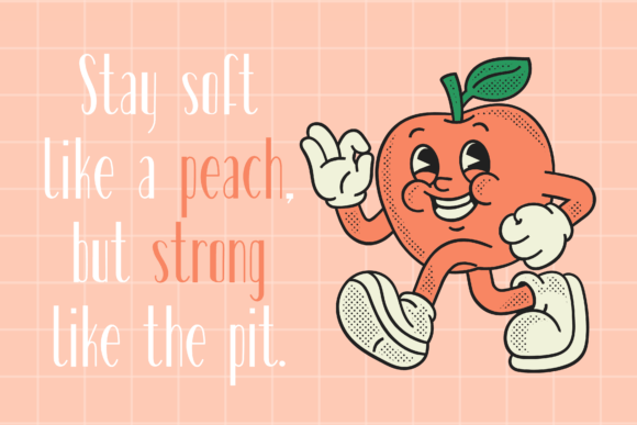 Peachyqueen Font PNG with transparent background - Preview 1