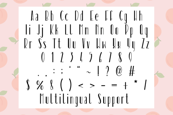 Peachyqueen Font PNG with transparent background - Preview 4