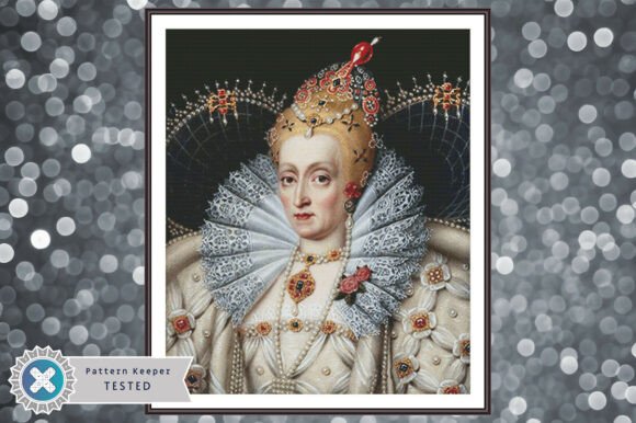 Queen Elizabeth I Cross Stitch Pattern