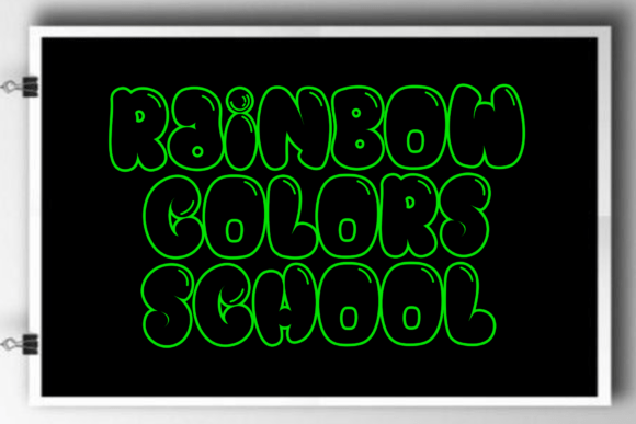 Smooke Font PNG with transparent background - Preview 3