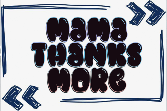 Smooke Font PNG with transparent background - Preview 4