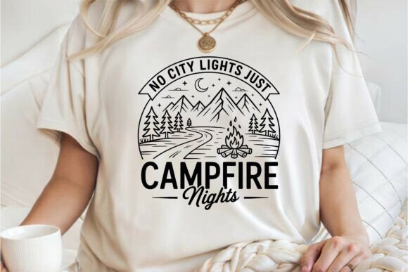 Campfire Nights Outdoor Adventure PNG