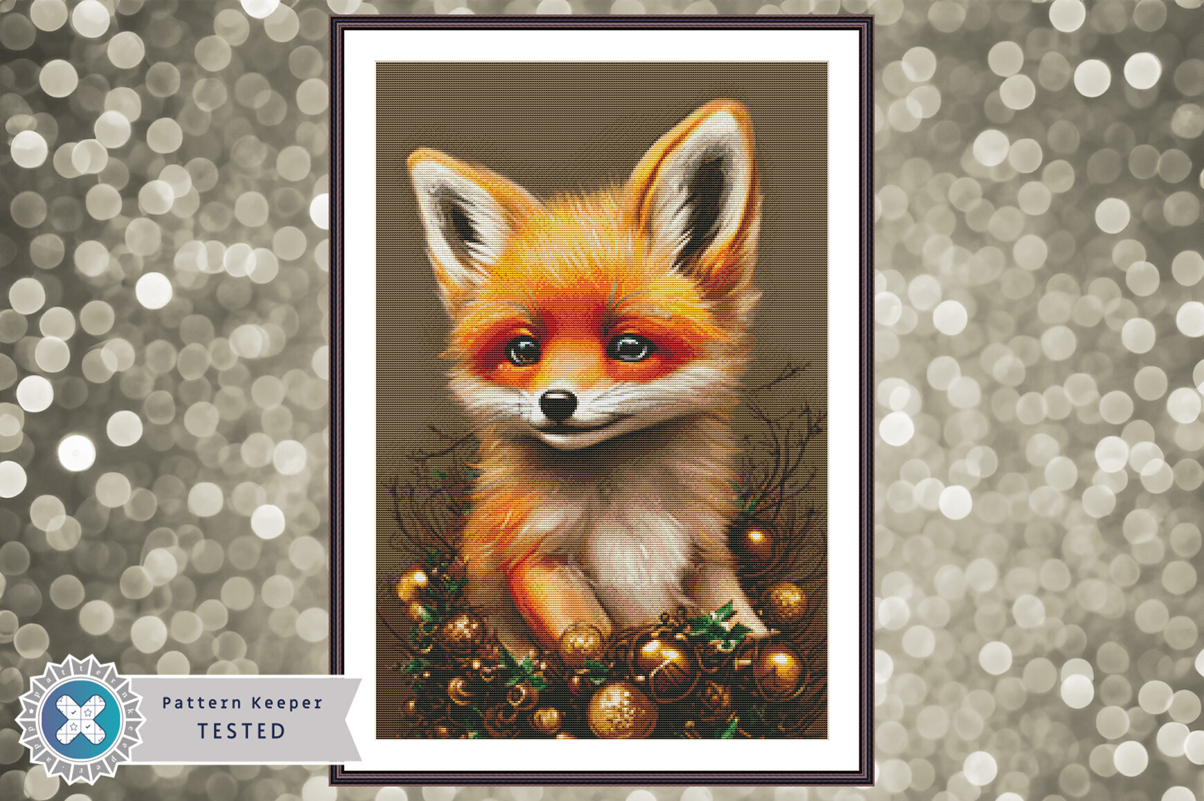Cross Stitch Pattern PDF Chart Fox