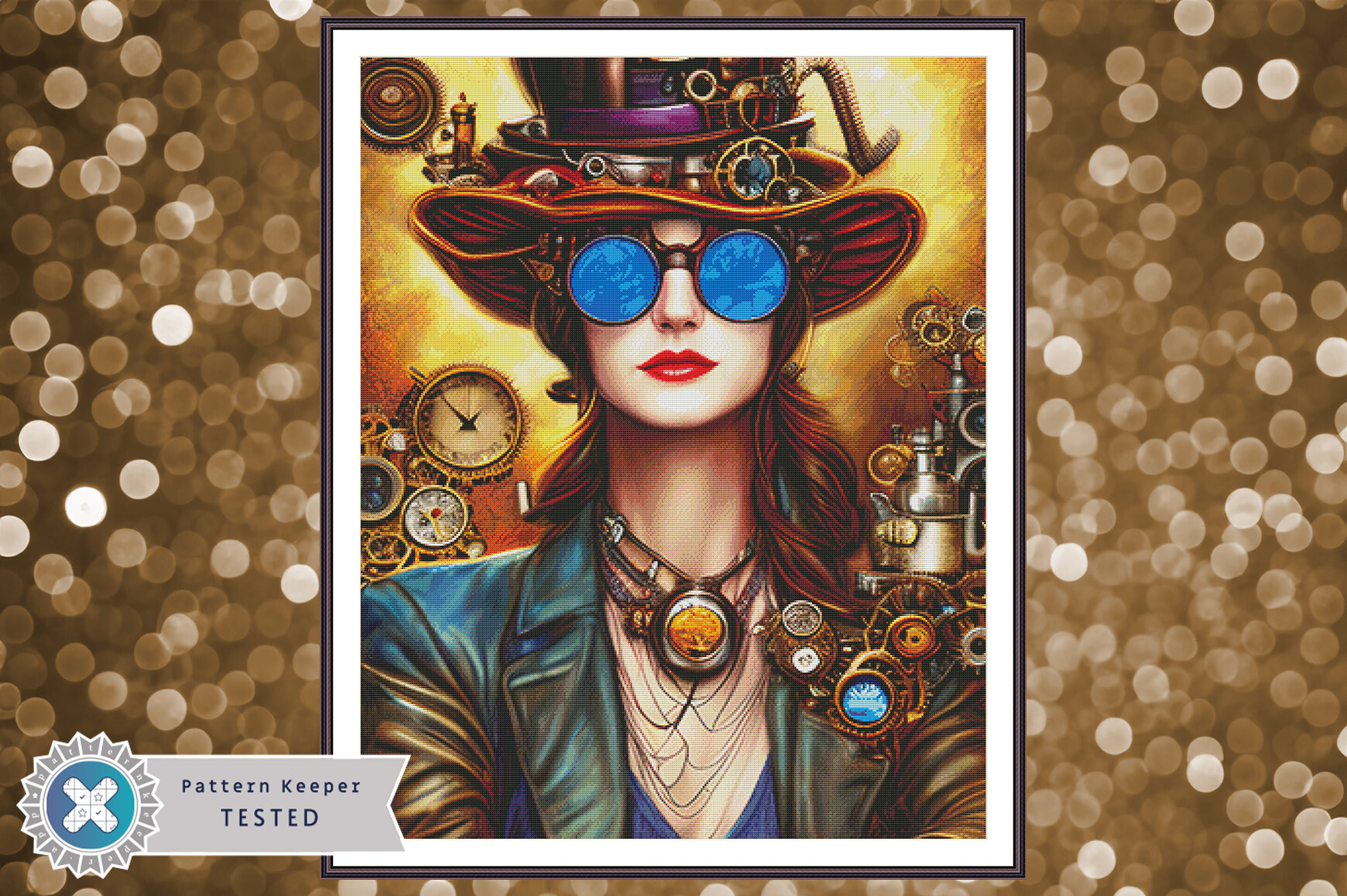 Cross Stitch Pattern PDF Chart Steampunk