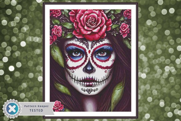 Cross Stitch Pattern PDF Day of the Dead
