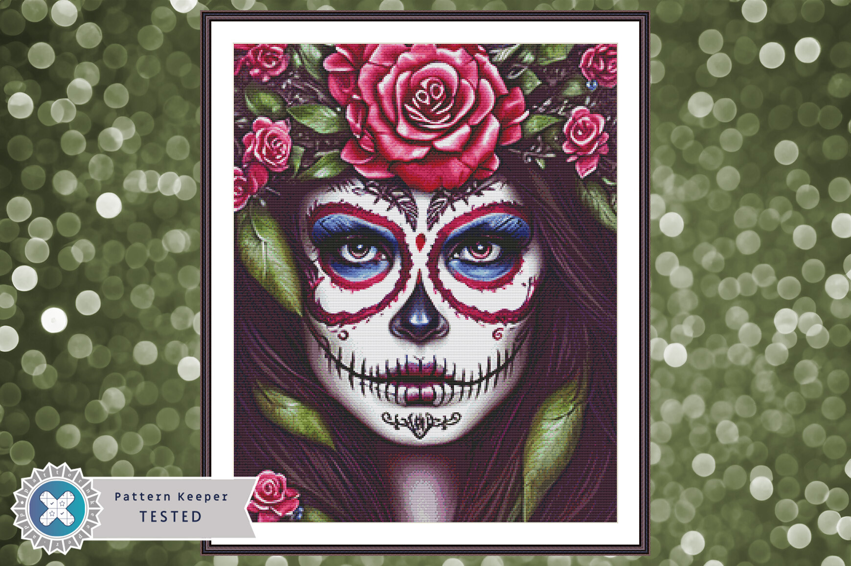 Cross Stitch Pattern PDF Day of the Dead
