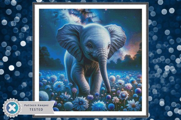 Cross Stitch Pattern PDF Elephant