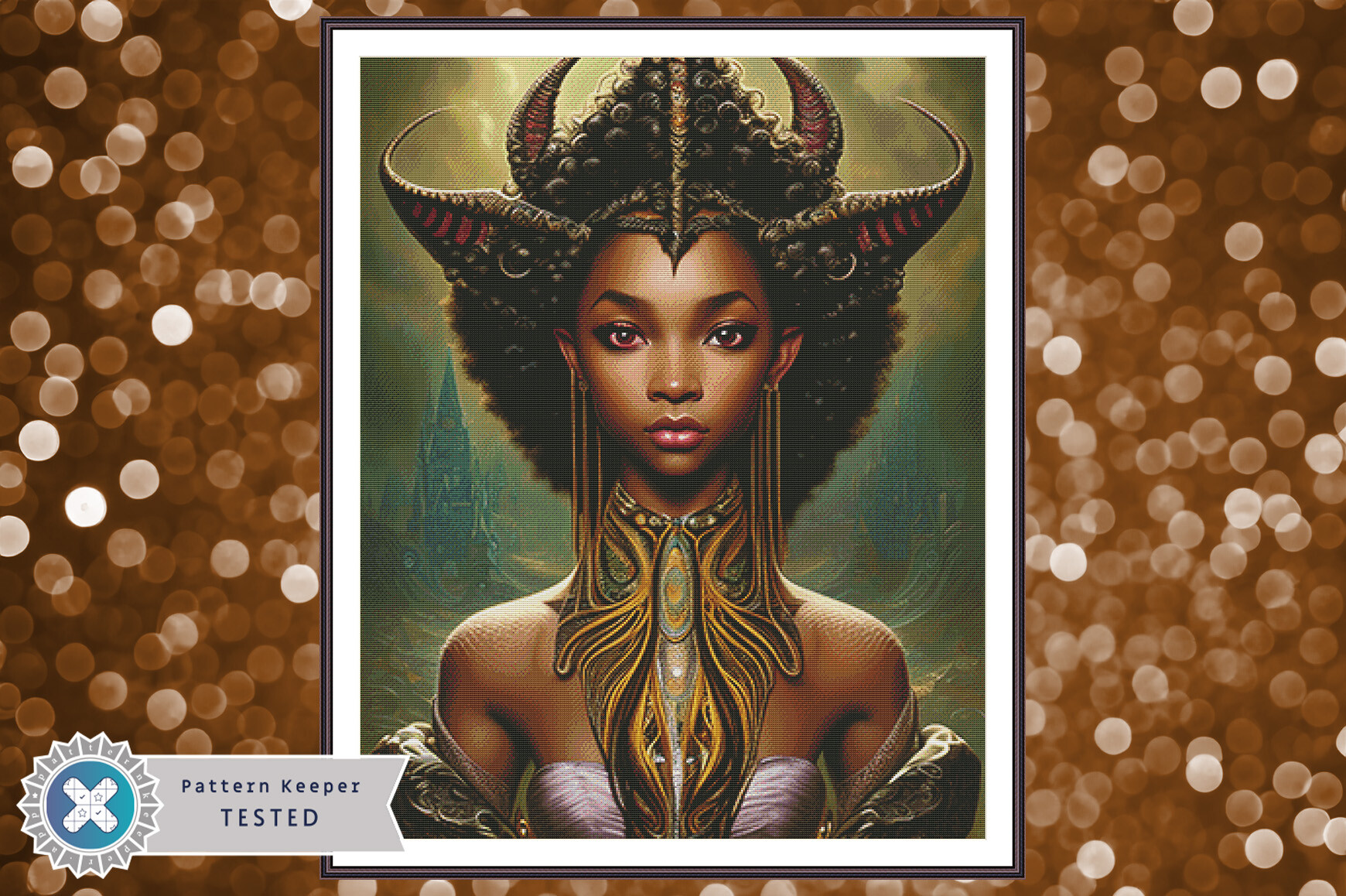 Cross Stitch Pattern PDF Fantasy Elf