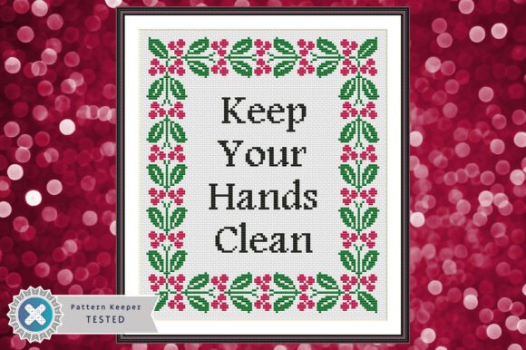 Cross Stitch Pattern PDF Hands Clean