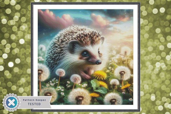 Cross Stitch Pattern PDF Hedgehog