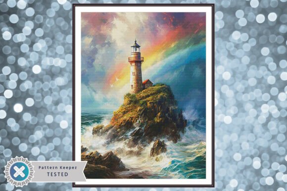 Cross Stitch Pattern PDF Lighthouse