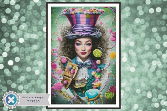 Cross Stitch Pattern PDF Mad Hat
