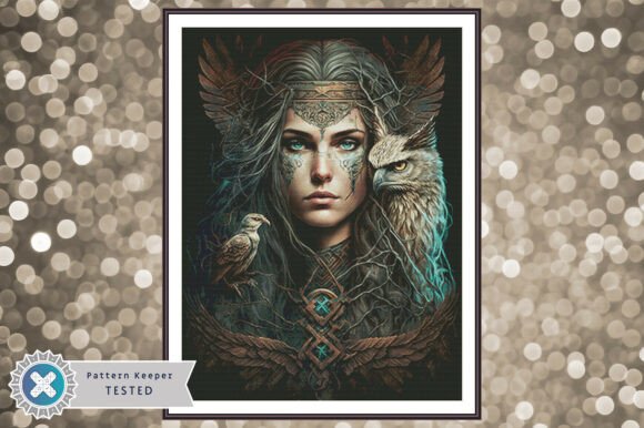 Cross Stitch Pattern PDF Nordic Woman